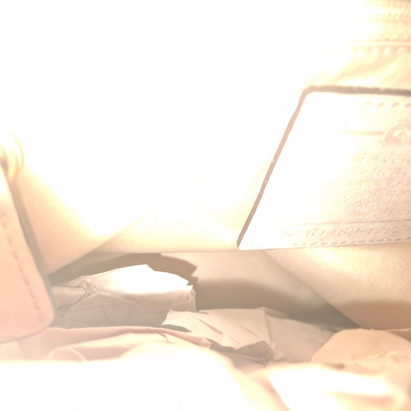 Coach Shimmering Cream Shoulder Bag - Picture 5 of 12